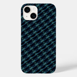 Blue Green Rainbow Stars , Artdeco Pattern Case-Mate iPhone 14 Case