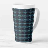 Blue Green Rainbow Stars , Artdeco Pattern