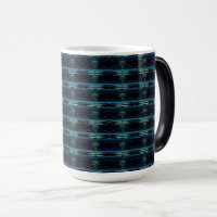 Blue Green Rainbow Stars , Artdeco Pattern