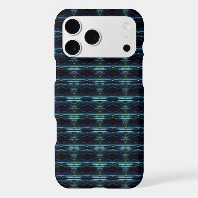Blue Green Rainbow Stars Pattern (Back)