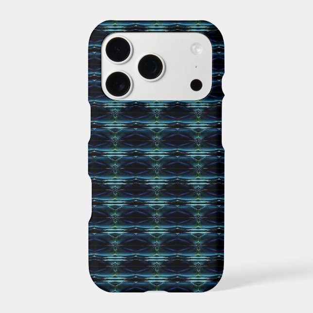 Blue Green Rainbow Stars Pattern (Back)