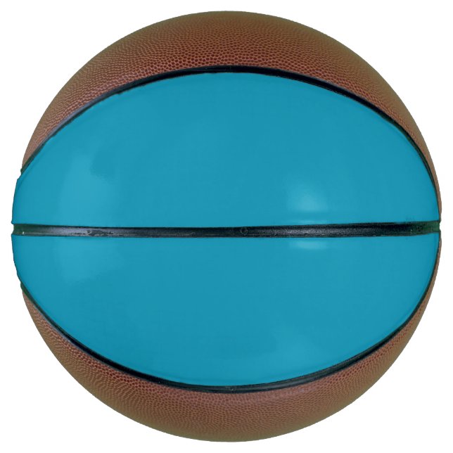 Blue-green (solid colour)  basketball (Front)