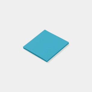 Blue-green (solid colour) post-it notes