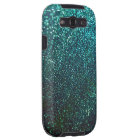 Blue/Green Sparkle Glitter Galaxy Case