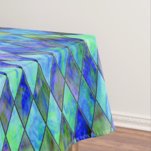 Blue & Green tablecloth