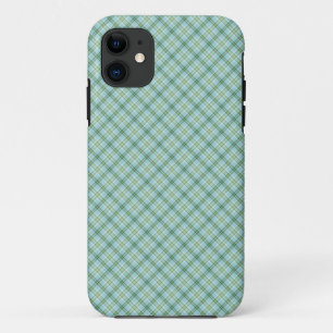Blue Green Tartan Case-Mate iPhone Case