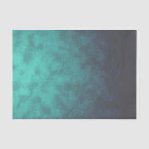 Blue Green Turquoise Under the Sea Water Tissue Paper
