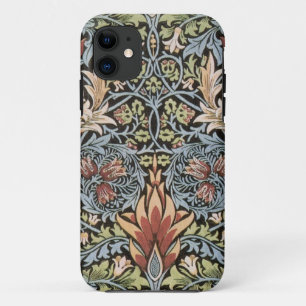 Blue Green William Morris Tapestry iPhone 11 Case