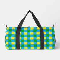 Blue Green Yellow Check Plaid Pattern Design