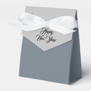 Blue Grey And Light Gey Favour Box