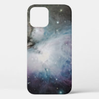 Blue, grey, and purple nebula
