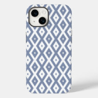 Blue grey and white diamond pattern