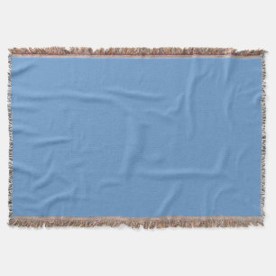 Blue-grey (Crayola) (solid colour)  Throw Blanket