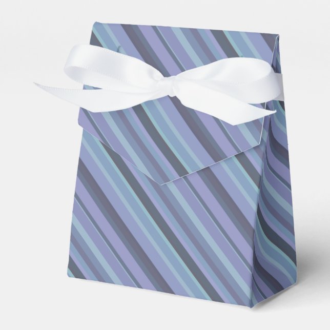 Blue-grey diagonal stripes favour box (Front Side)