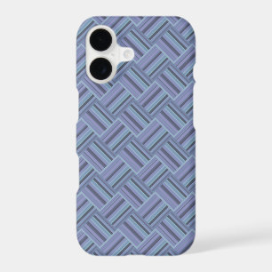Blue-grey diagonal stripes weave pattern