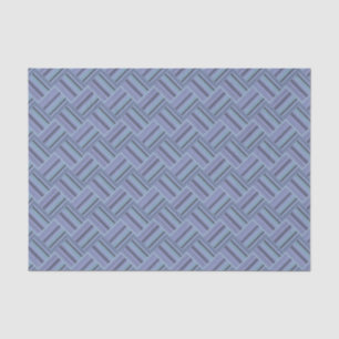 Blue-grey diagonal stripes weave pattern tissue paper