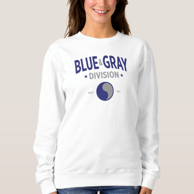 Blue & Grey Division - 29ID Women Sweatshirt (Front)
