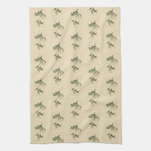 Blue-Grey Fly-catcher - Audubon's Birds of America Tea Towel