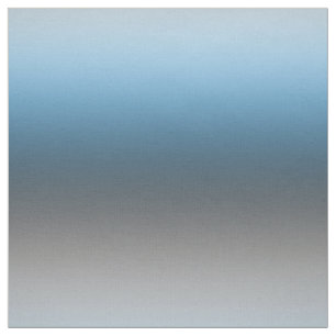 Blue Grey Gradient Ombre Colored Fabric