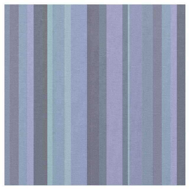 Blue-grey horizontal stripes fabric (Close Up)
