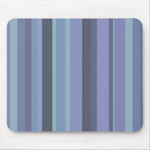 Blue-grey horizontal stripes mouse pad