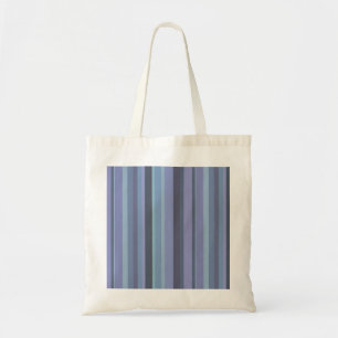 Blue-grey horizontal stripes tote bag