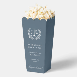 Blue-Grey JD Law Scales Graduation Favour Box