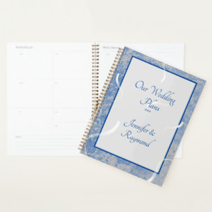 Blue & Grey Marble Wedding Planner