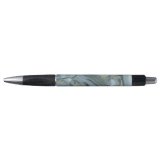 Blue Grey Marble with Gold Vein