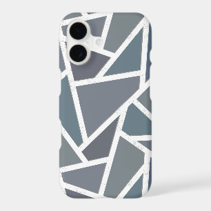 Blue-grey mosaic pattern