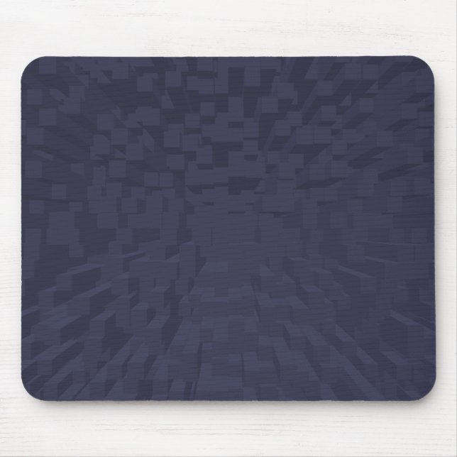 Blue Grey perspective graphic mouse pad (Front)