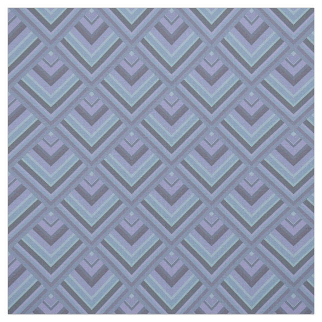 Blue-grey stripes scale pattern fabric (Swatch)