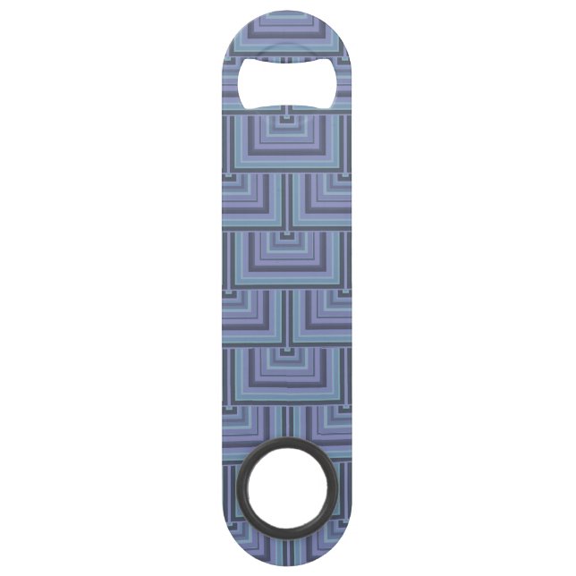 Blue-grey stripes square scales pattern (Front)