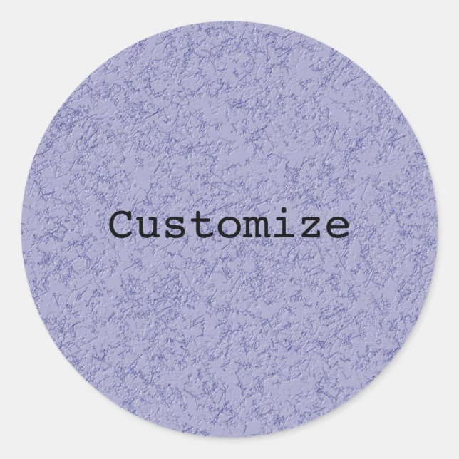 Blue Grey Wall - Template Classic Round Sticker (Front)