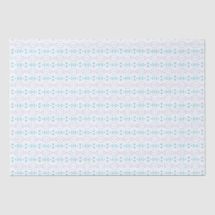 Blue Grey White Pastel Deco Pattern Baby Boy Gift Tissue Paper