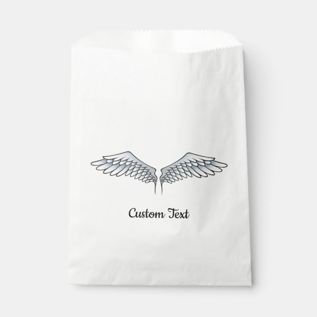 Blue-Grey Wings Favour Bag (Front)