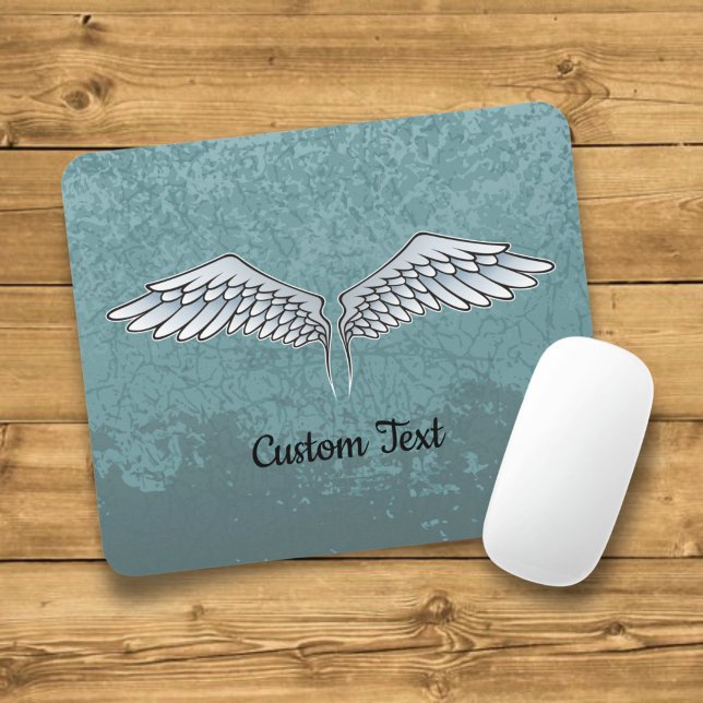 Blue-Grey Wings Mouse Pad (Creator Uploaded)
