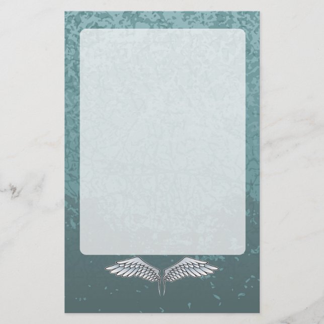 Blue-grey wings stationery (Front)