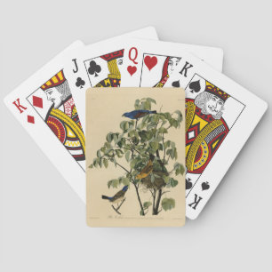 Blue Grosbeak from Audubon's Birds of America  Playing Cards