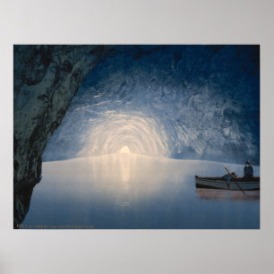 Blue Grotto, Island of Capri, Campania, Italy Poster