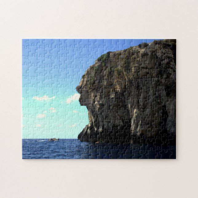 Blue Grotto, Malta Jigsaw Puzzle (Horizontal)