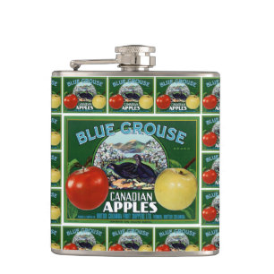 Blue Grouse Canadian Apples Hip Flask