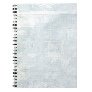 Blue Grunge Art Page Spiral Notebook