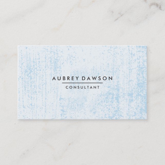 Blue Grunge Business Card (Front)