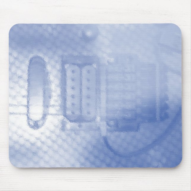 Blue Guitar Mouse Pad (Front)