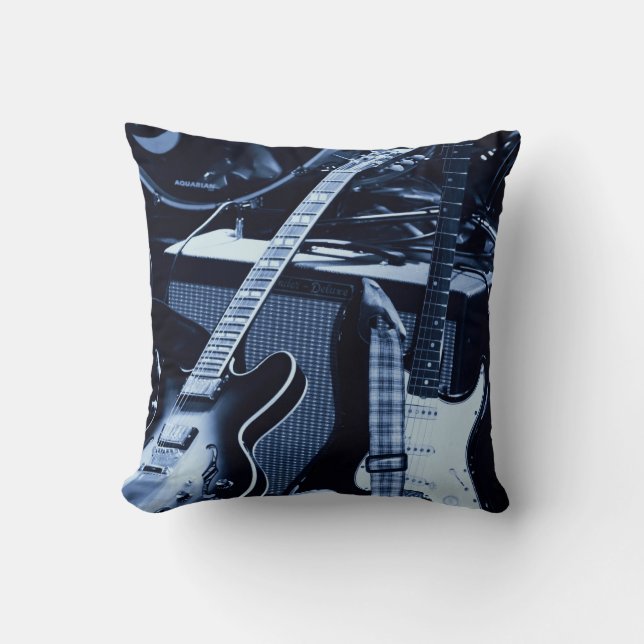 Blue Guitars 2 Cushion (Front)