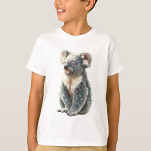 Blue Gum Eucalyptus Koala Bear Kids T-Shirt