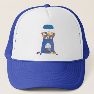 Blue Gumball Machine Trucker Hat