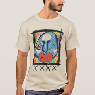Blue Guy mixed media  T-Shirt