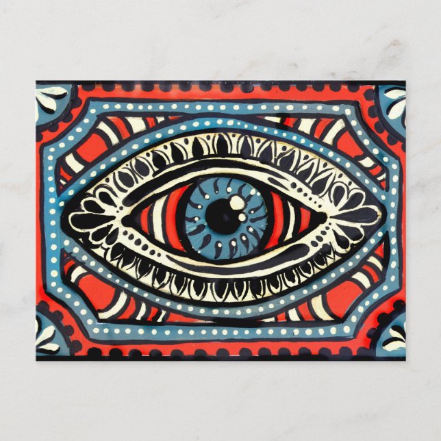 Blue Gypsy Postcard (Front)